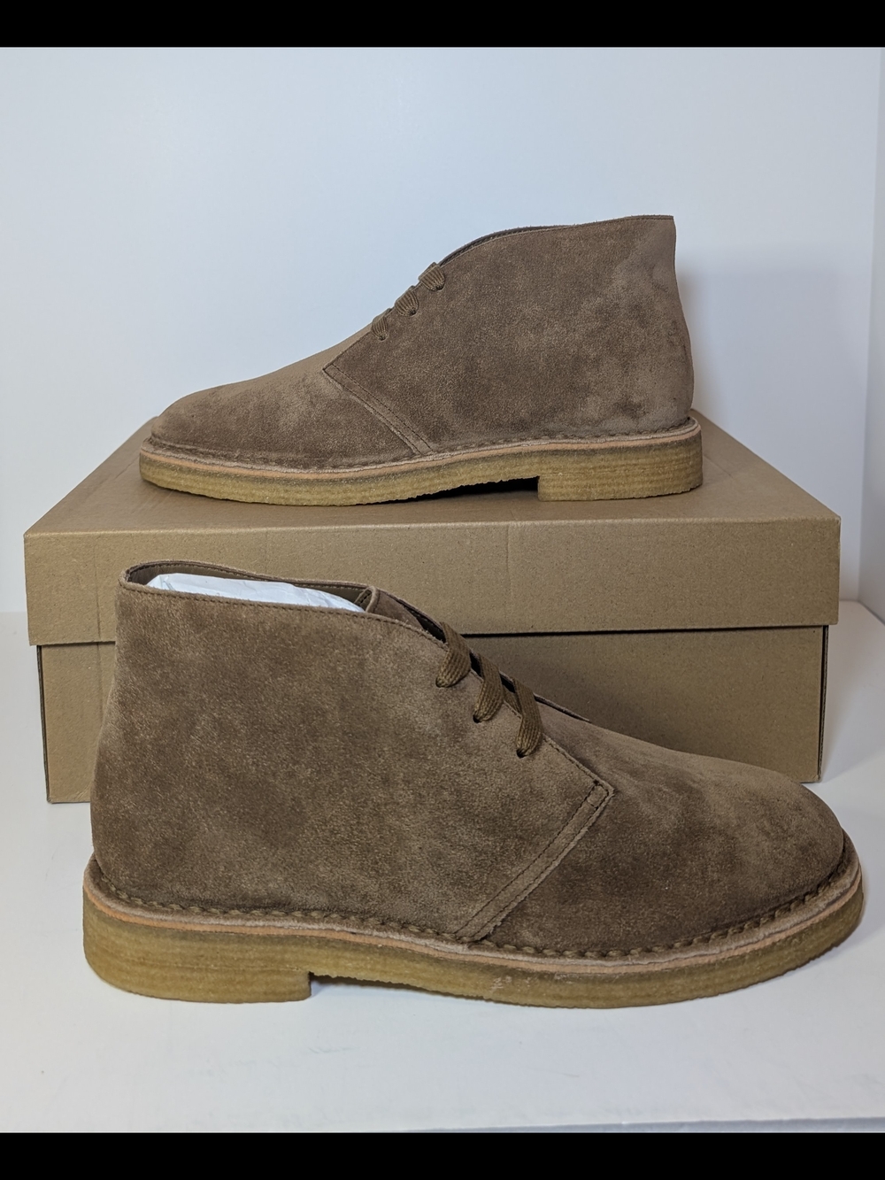 NEW Vince Lafayette Suede Chukka Desert Boots Mens 8.5 NIB + Dust Bag $350 MSRP